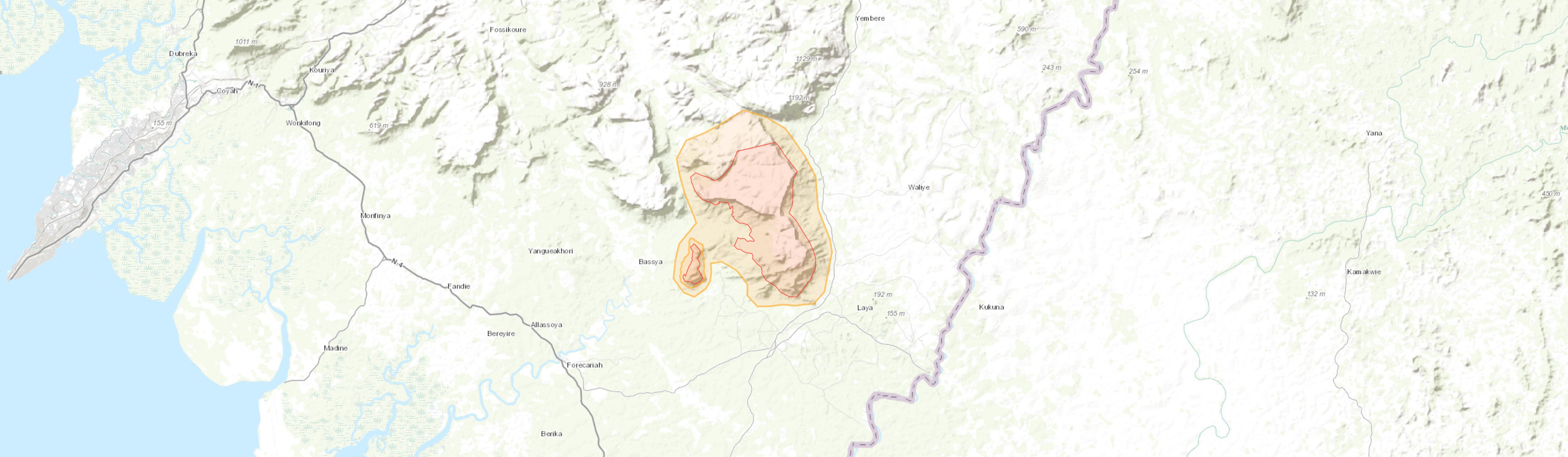 Kounounkan Massif and Plateau