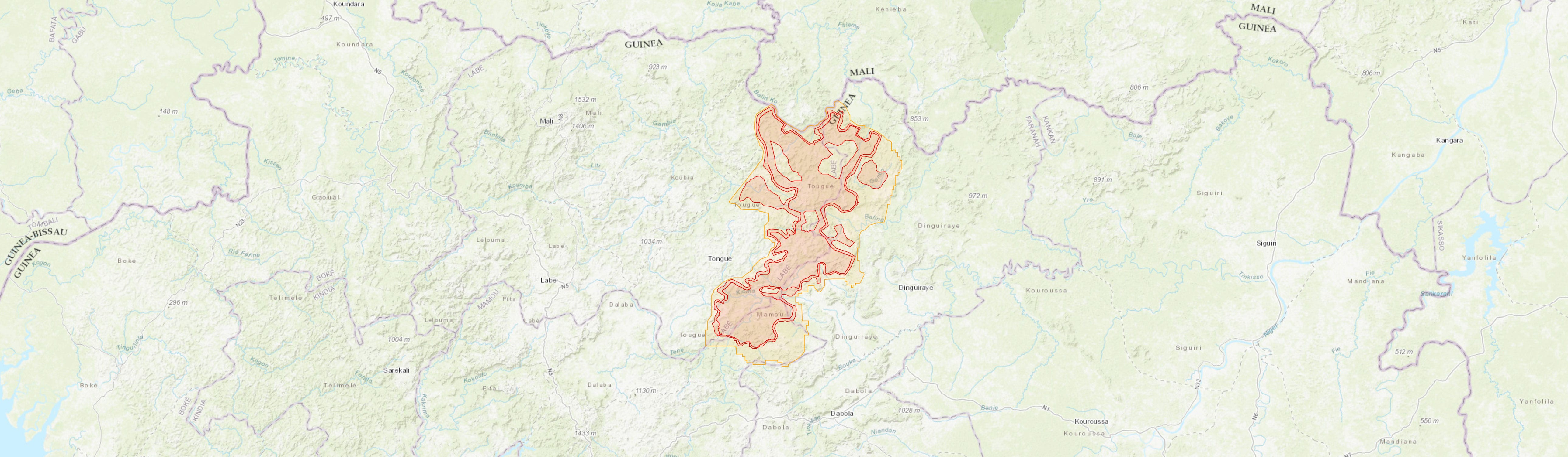 Proposed Moyen Bafing National Park