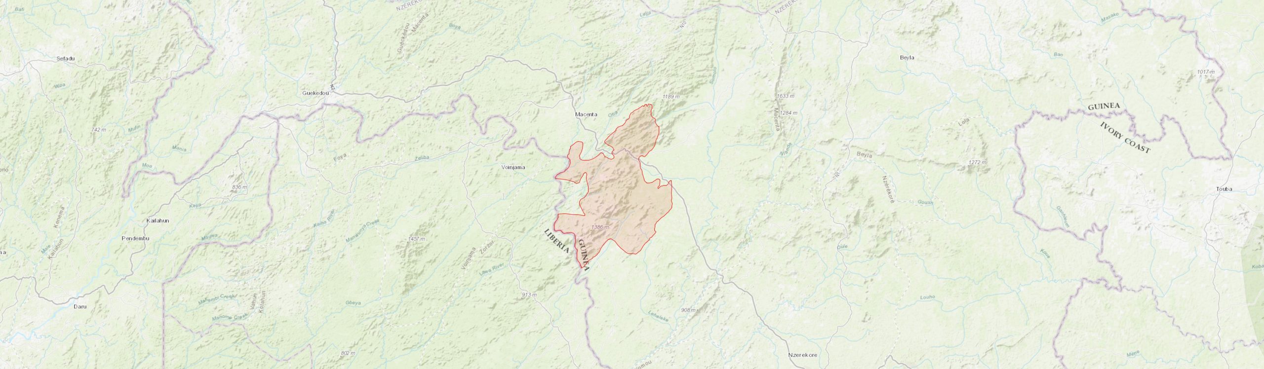 Ziama site in Guinea