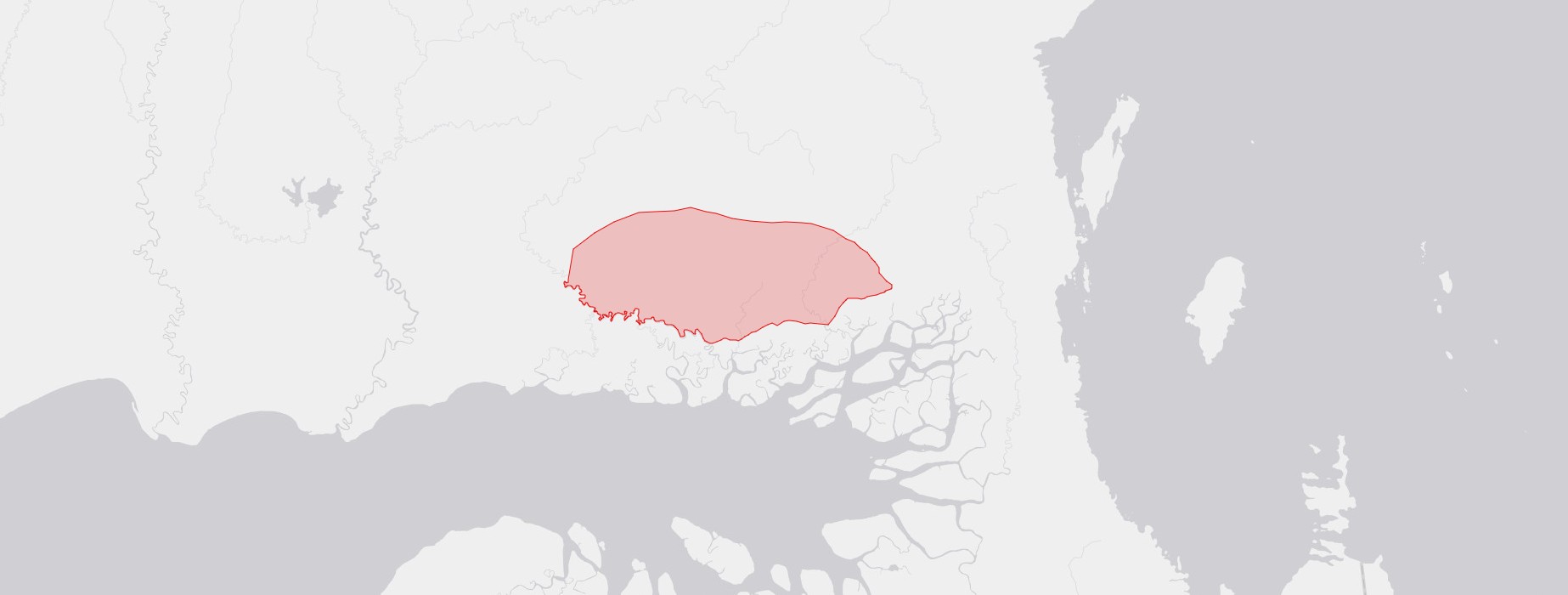 Map showing location of Bintuni lowlands TIPA
