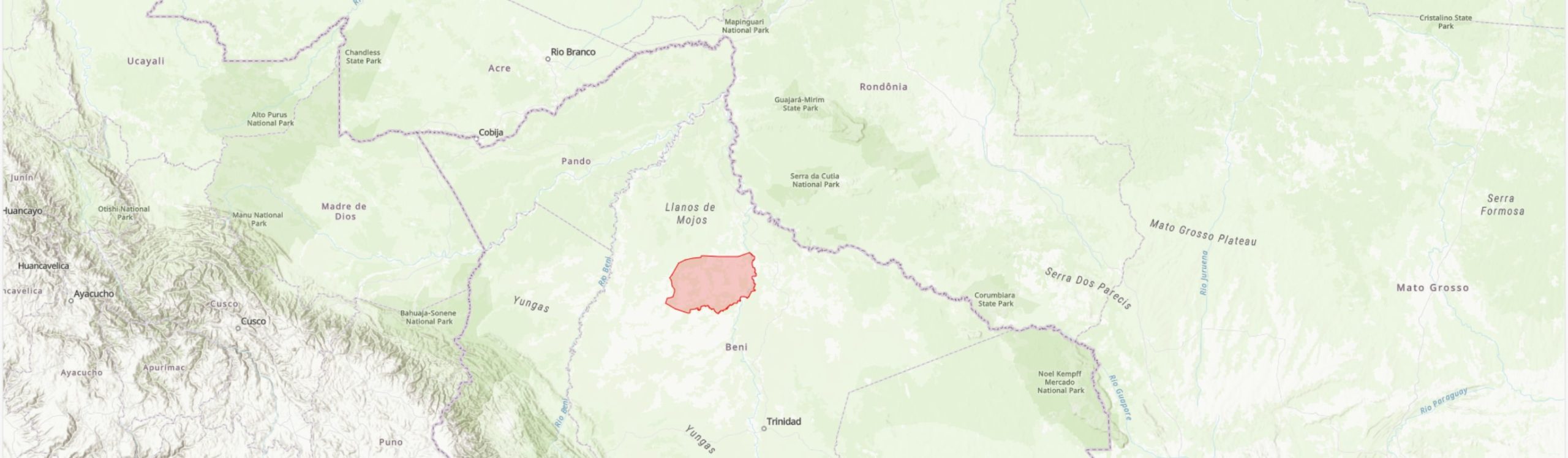 TIPAS-Bolivia-Grandes Lagos Tectónicos de Exaltación IPA boundary map