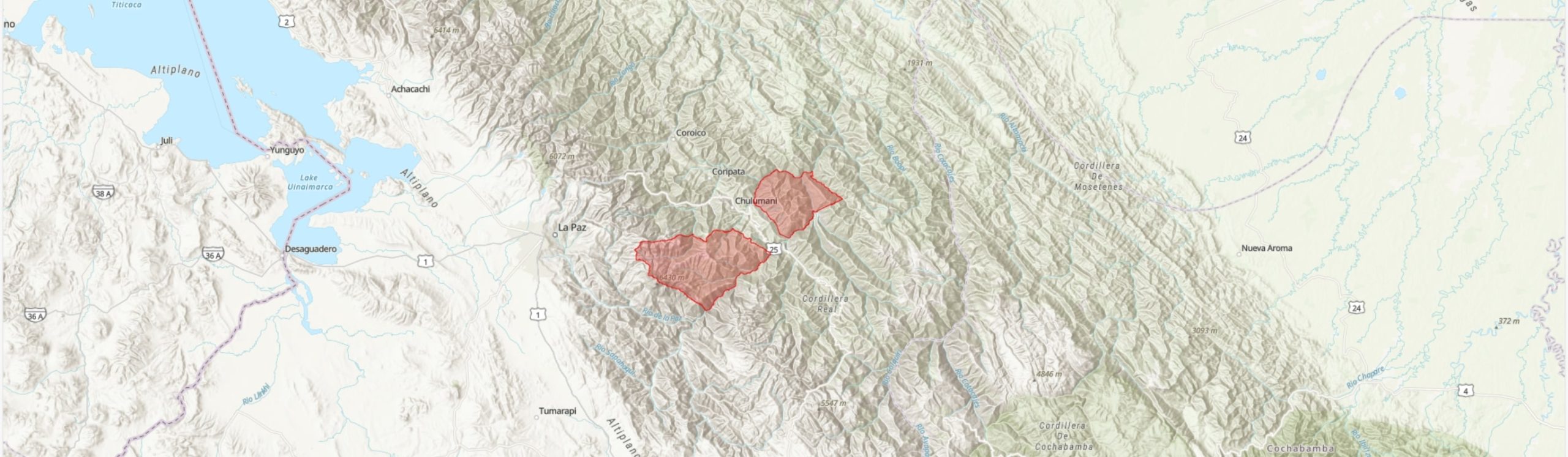 TIPAS-Bolivia-Irupana IPA boundary map