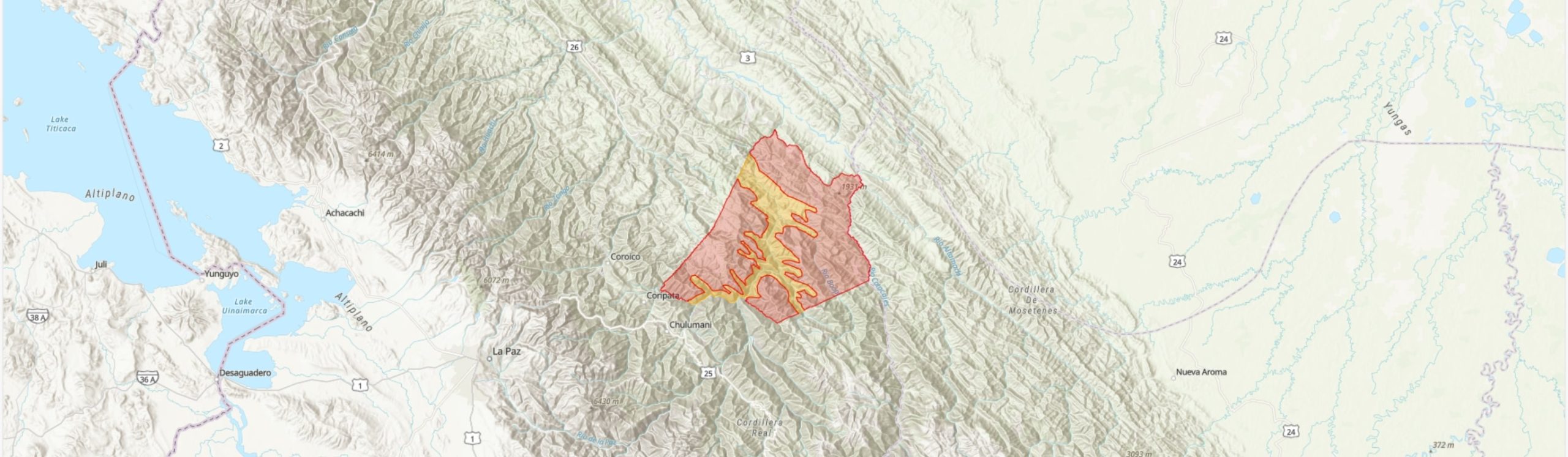 TIPAS-Bolivia-La Asunta IPA boundary map