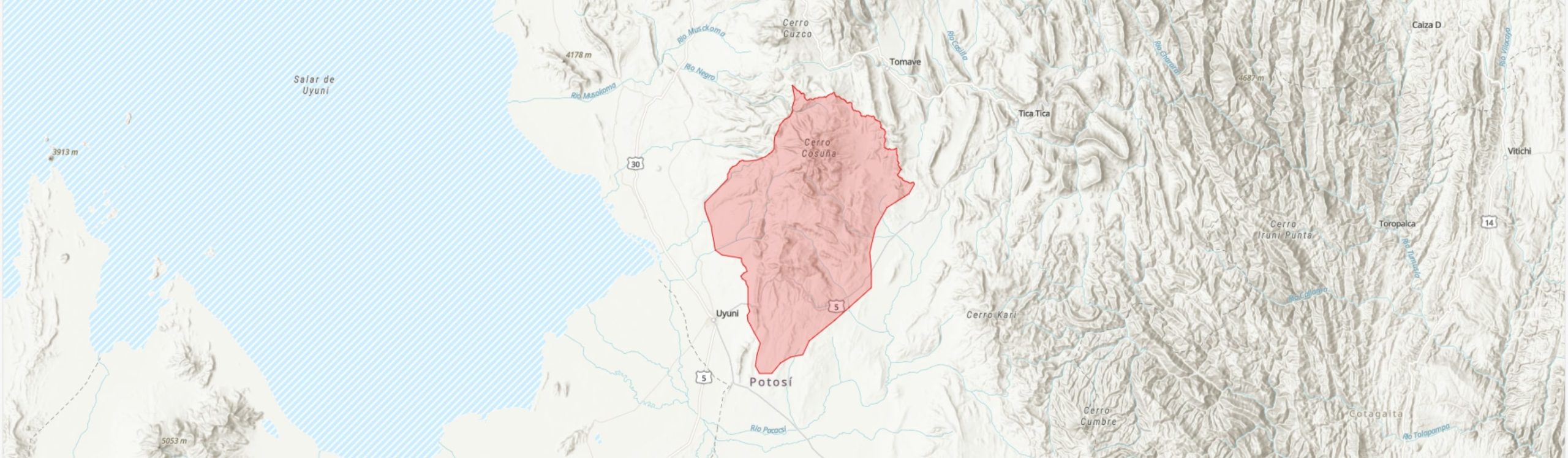 TIPAS-Bolivia-Serranía Verde Pampa IPA boundary map